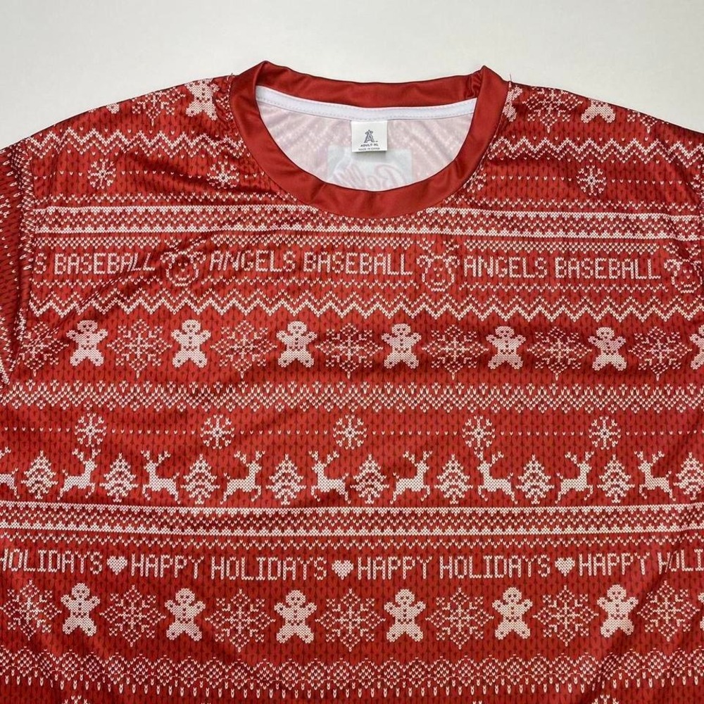 LA Angels Christmas‎ promo shirt